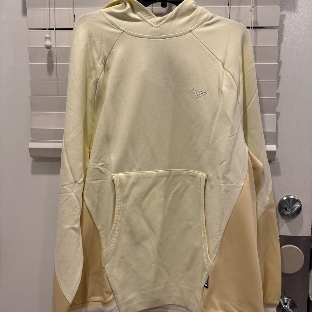 Paper planes Cream and Tan Hoodie